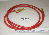 WĄŻ+ZAWÓR 2.4M CZERW.R-134